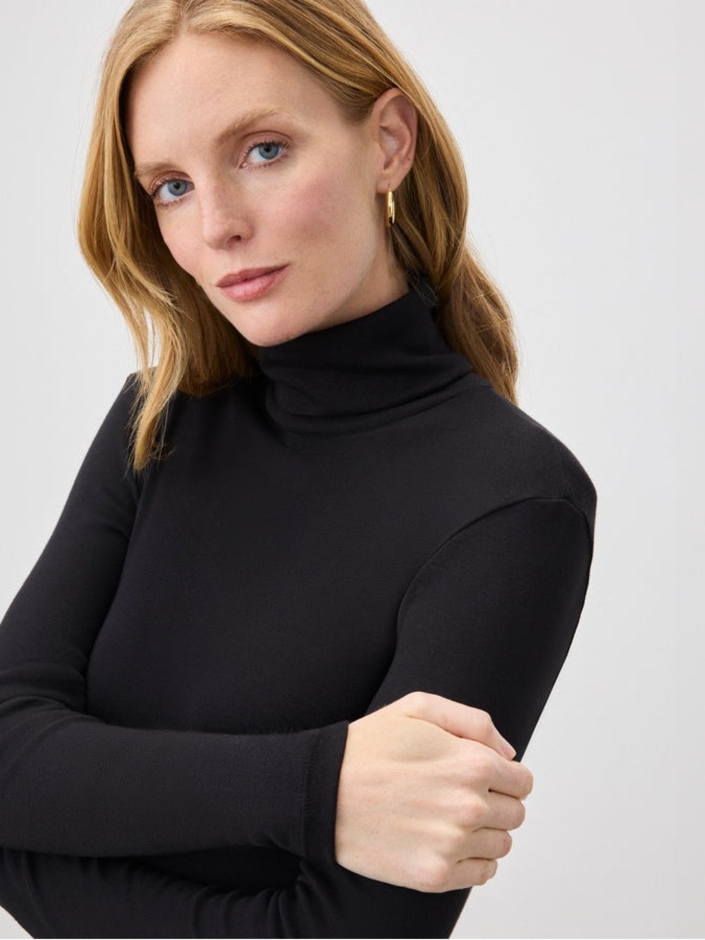 Splendid Black Turtleneck Women's Sweater - Classic Long Sleeve